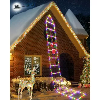   iShabao 3M Karácsonyfa Fényfüzér 310 LED Színes Világítás Távirányítóval Időzítővel