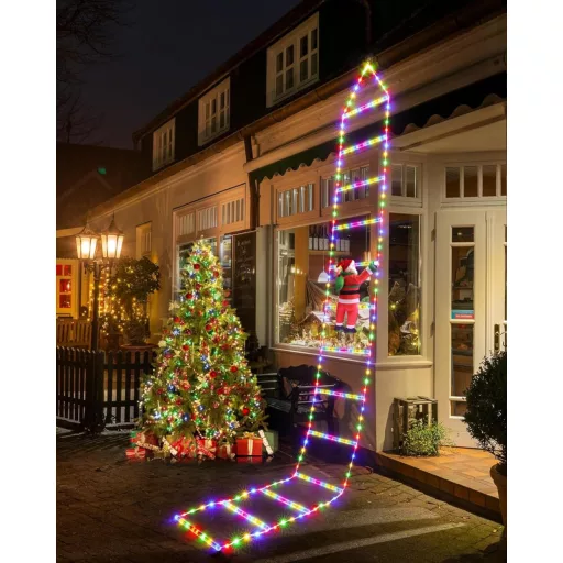 iShabao 3M Karácsonyfa Fényfüzér 310 LED Színes Világítás Távirányítóval Időzítővel