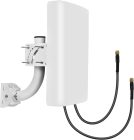 Maswell 4G LTE Kültéri Antenna 2X2 MIMO 10dBi Erősítésű 700-2700MHz Irányított Panel Antenna Routerekhez RV Kempingezéshez 2.2m RG58 Kábelle