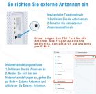 Maswell 4G LTE Kültéri Antenna 2X2 MIMO 10dBi Erősítésű 700-2700MHz Irányított Panel Antenna Routerekhez RV Kempingezéshez 2.2m RG58 Kábelle