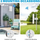 Maswell 4G LTE Kültéri Antenna 2X2 MIMO 10dBi Erősítésű 700-2700MHz Irányított Panel Antenna Routerekhez RV Kempingezéshez 2.2m RG58 Kábelle