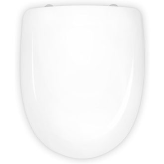   ESTOLI WC ülőke Odéon Jacob Delafon kompatibilis, rozsdamentes zsanér, fehér