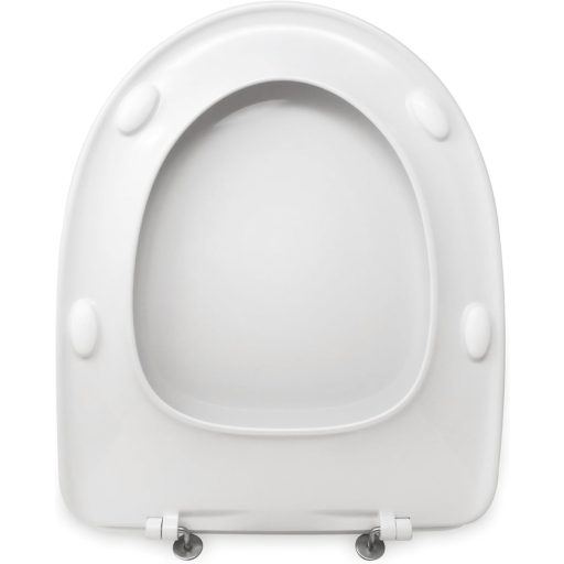 ESTOLI WC ülőke Odéon Jacob Delafon kompatibilis, rozsdamentes zsanér, fehér