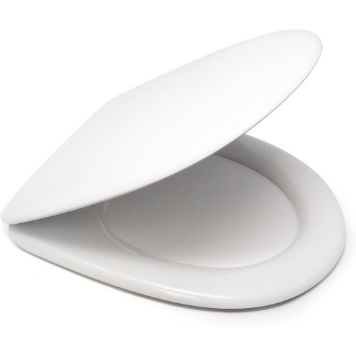 ESTOLI WC ülőke Odéon Jacob Delafon kompatibilis, rozsdamentes zsanér, fehér