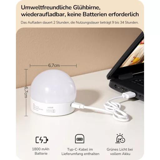EDISHINE 2 db Akkumulátoros Fali Lámpa - Vezeték Nélküli RGB LED Világítás Távirányítóval, 12 Szín, 2 Dinamikus Mód, USB Tölthető, Fekete