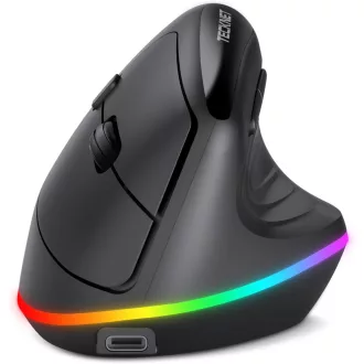   TECKNET ergonomická bezdrôtová vertikálna mini myš 2.4G pre malé ruky