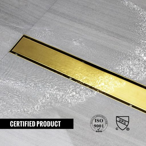 Sunrik Arany Zuhanylefolyó 360° Szifonnal 50 cm