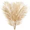 Briful 6 darabos arany pálmalevél szett - dekoratív művirág esküvőhöz, bulihoz és otthonhoz