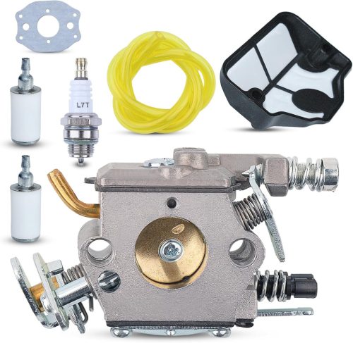 Carburator ADEFOL pentru drujbe Husqvarna 36 41 136 137 141 142 - Piesă OEM WT-834, Accesoriu motor, Kit de reparație