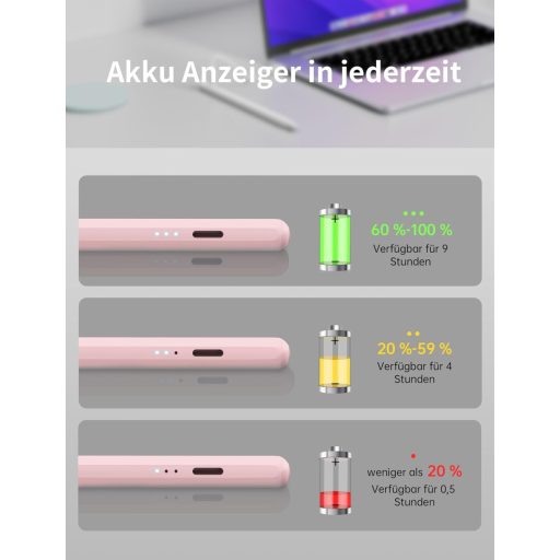 MEKO iPad Toll Gyorstöltéssel - Tenyérérzékelés és Dőlésérzékenység - Kompatibilis iPad Pro 11/12.9, iPad 6-10, Mini 5-6, Air 3-5 Generációk