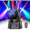 UKing 7x15W Mini Moving Head LED DMX512 RGBW Disco Fény Távirányítóval Strobe Effekt DJ Partyfény