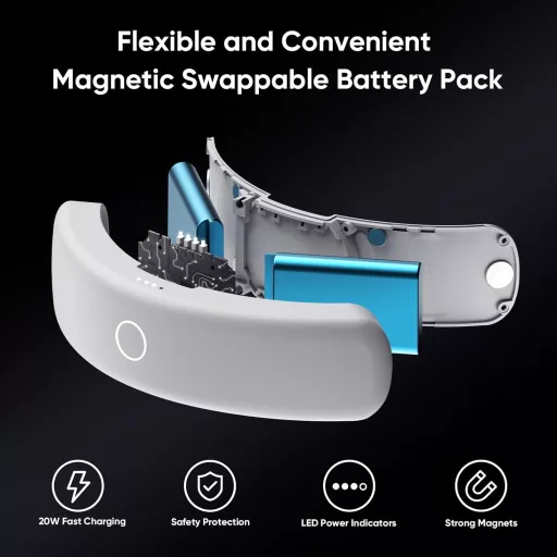 Sonicgrace S3 Duo Meta Quest 3/3S fejpánt 2x8000mAh akkuval és töltővel