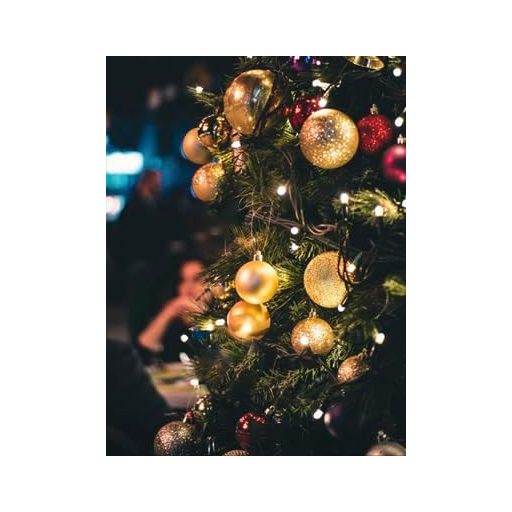 Vianočné gule Alppihym, 24-dielna súprava, 4 cm – červená, strieborná, zlatá dekorácia