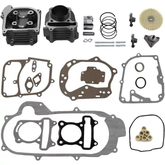   TRKIMAL Hengerfej Szett GY6 50cc 139QMB Robogóhoz 50mm Fúrás