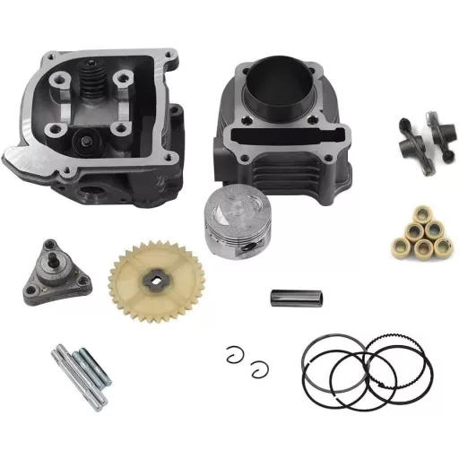 TRKIMAL Hengerfej Szett GY6 50cc 139QMB Robogóhoz 50mm Fúrás