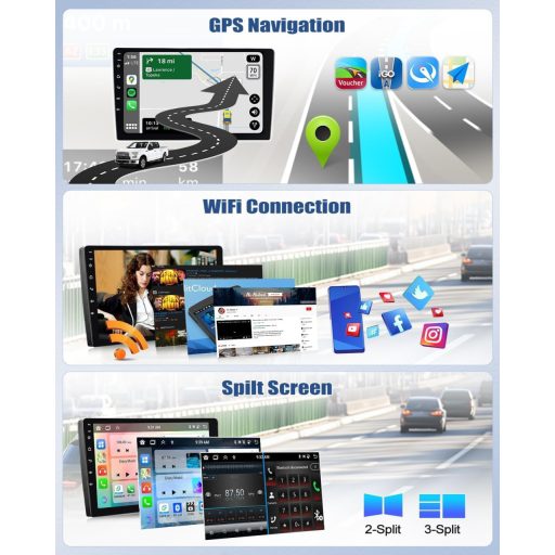 CAMECHO Android 13 auto radio za Audi TT 8J 2008-2014, 9" zaslon, navigacija, CarPlay, DSP