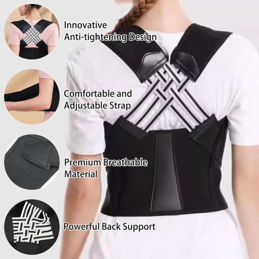 Corector de Postură VPB pentru Femei și Bărbați, Susținere Lombară Reglabilă
