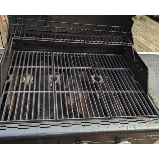 WELL GRILL 43x63 cm Öntöttvas Grillrács Szett - 3 db-os Csererácsok Enders Boston, Monroe, Landmann Triton, Barbecook Siesta és Charbroil Gá