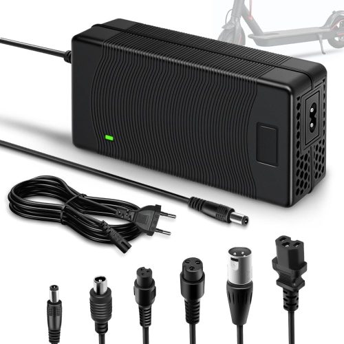 ZIMAOER Univerzális Elektromos Roller Töltő 48V 54.6V 2A - 6 Csatlakozóval E-Roller, E-Bike és Hoverboard Akkumulátorokhoz - EU Adapter