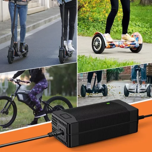 ZIMAOER Univerzális Elektromos Roller Töltő 48V 54.6V 2A - 6 Csatlakozóval E-Roller, E-Bike és Hoverboard Akkumulátorokhoz - EU Adapter