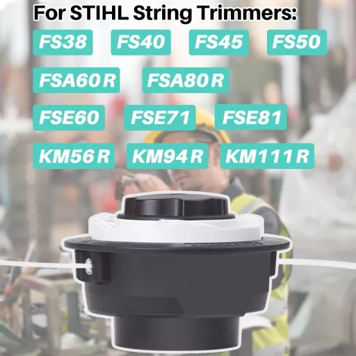 JRISBO Autocut C6-2 fűkasza fej Stihl FS38 FS40 FS45 FS50 FSE60 FSE71 FSE81 KM56 KM94 kompatibilis