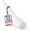 MEISENBERG Zuhanyfüggöny Rúd 120-170 cm Fehér 32 mm Fúrás Nélkül