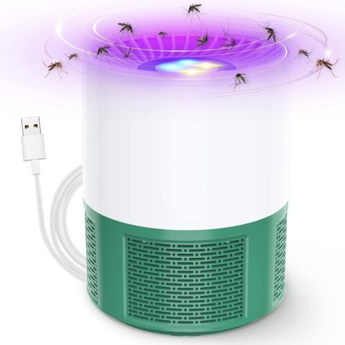 Bubbacare Elektromos Rovarcsapda - UV Fényes Szúnyog- és Légyirtó, Hordozható USB Rovarölő Lámpa Otthonra, Kempingezéshez, Kertbe