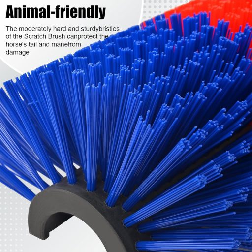 Kensbro polukružna četka za masažu konja i goveda, 51 cm