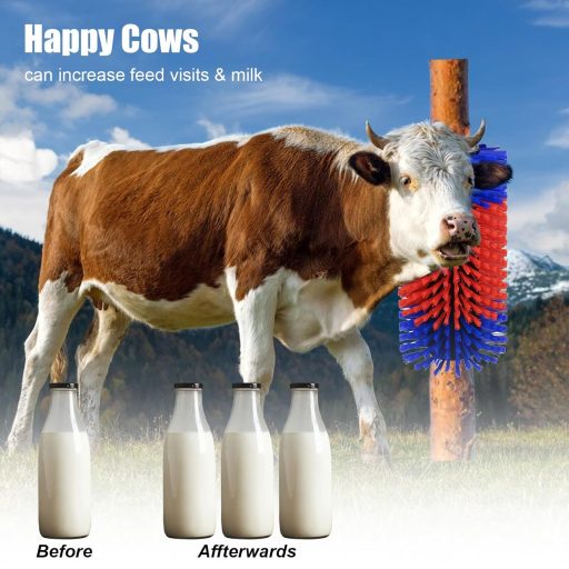 Perie Kensbro semicirculară pentru masaj cai, bovine, 51 cm