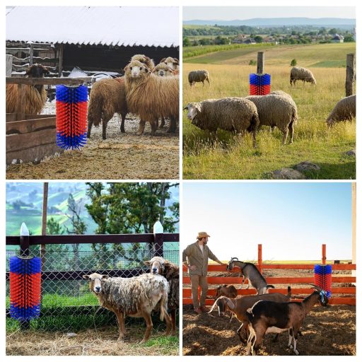 Perie Kensbro semicirculară pentru masaj cai, bovine, 51 cm