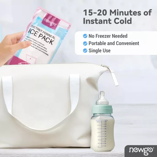 NEWGO Tampoane reci postnatale cu activare instantanee, de unică folosință, absorbție totală.