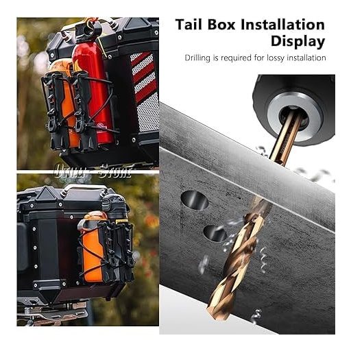 Suport universal pentru pahar de motocicletă Otilli cu elastic, pentru bară de 25 mm