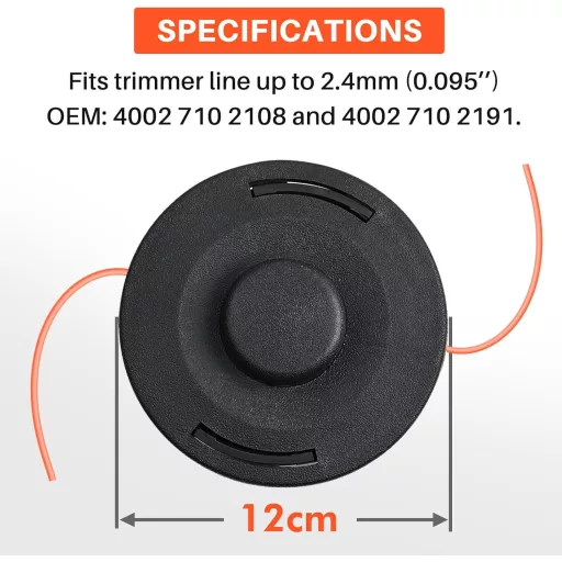 Jrisbo Autocut 25-2 fűkasza fej Stihl FS44 FS55 FS80 FS85 FS90 kompatibilis