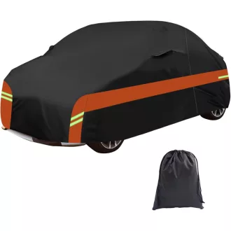   Luolety Vízálló Autótakaró FIAT 500/500C/500E/Abarth 2007-2024 6 Réteg Garázs Cipzárral