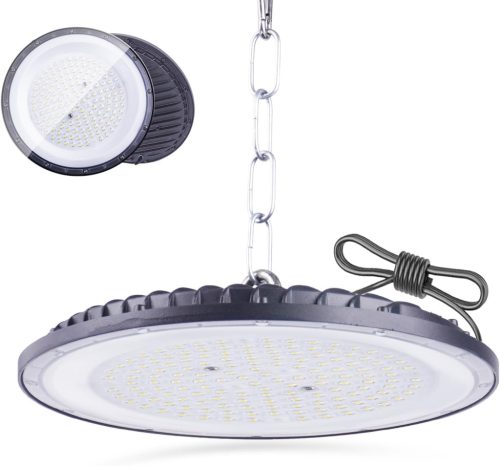 Fosingut 100W UFO LED Iluminat Industrial - 144 LED, 10000lm, 6500K Alb Rece, Lampă Industrială IP65 Rezistentă la Apă pentru Ateliere, Fabrici, Garaje