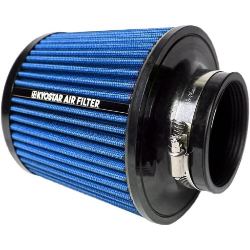Kyostar 76mm univerzálny kužeľový vzduchový filter, modrý, suchý náhradný vzduchový filter