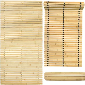   Bounabay Bambusz Szauna Grate Fürdőszobai Csúszásmentes Padlómat 100x50cm