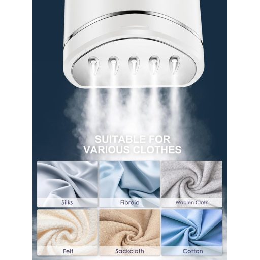 VINATO Hordozható Gőzölő Kefe 25S Gyors Felmelegítés Utazáshoz Üzleti Utakhoz