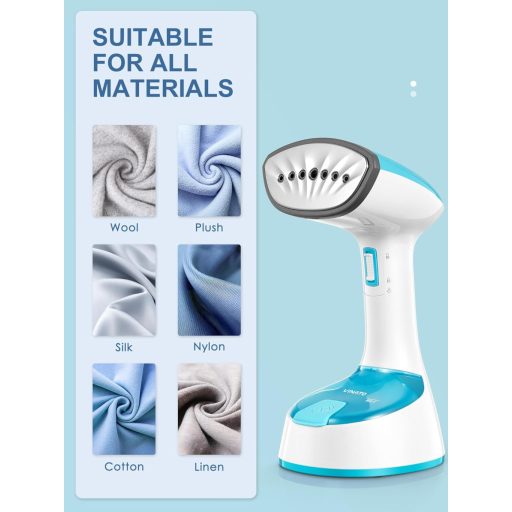 VINATO 1300W Gőzölő Utazási Gőzvasaló 25s Gyors Felmelegítés Függőleges Vízszintes