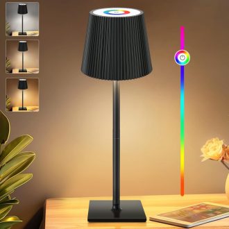   Riokko LED asztali lámpa érintésvezérlés RGB dimmer USB-C akkumulátor