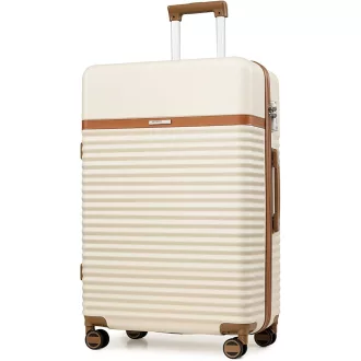   Joyway 3 részes kemény bőrönd szett 4 kerekű TSA zárral, fehér