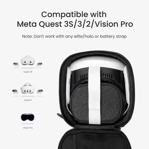 KIWI design P4 Prijenosni Set Torbi Kompatibilan s Meta Quest 3S/3/2 i Vision Pro