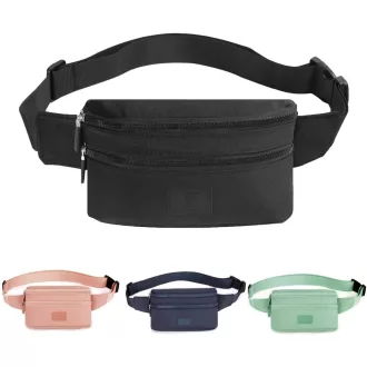   Hongking Övtáska Női Divat Csipesz Táska Állítható Öv Sporthoz Túrázáshoz Fekete