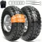 SAICOOS Sackli Kerekek 260x85mm Tömör Gumi 4.10 3.50-4 Csere Kerék Pár