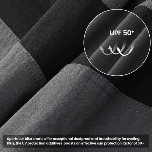 Pantaloni scurți de ciclism pentru bărbați Sportneer, cu căptușeală 3D, pentru MTB, ciclism montan, sporturi în aer liber