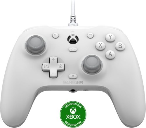 GameSir G7 HE Vezetékes Kontroller Xbox Series X|S, Xbox One és Windows PC-hez, Hall Effect Analóg Karokkal, Hivatalos Licensz, Fehér