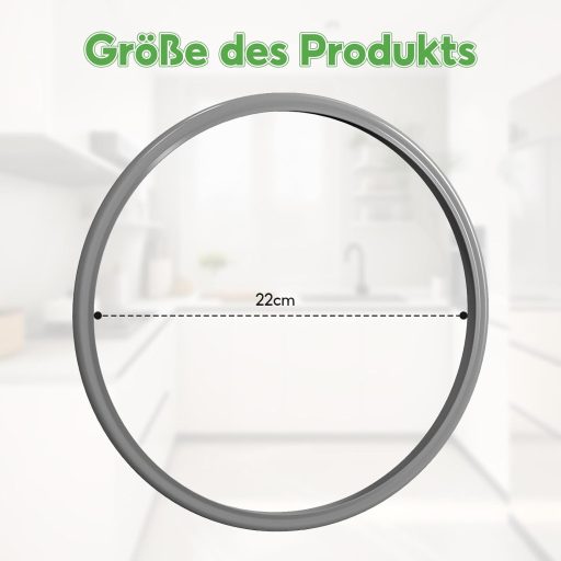 SJDOFU Nyomásfőző tömítőgyűrű 22 cm-es cserealkatrész