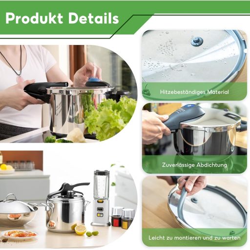 SJDOFU Nyomásfőző tömítőgyűrű 22 cm-es cserealkatrész