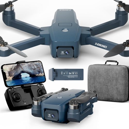 X-IMVNLEI GPS Drón 4K HD Dupla Kamerával, Kefe Nélküli Motor, 5GHz WiFi FPV, 20 Perces Repülési Idő, Automatikus Hazatérés