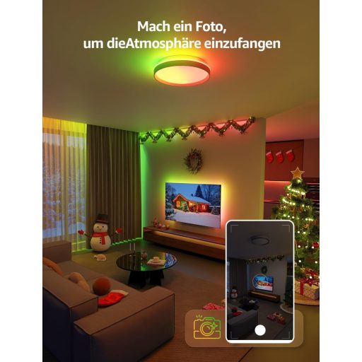 Lepro T1 Okos Mennyezeti Lámpa RGBCCT Dimmelhető WiFi Bluetooth Alexa Google